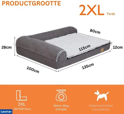 LooMar Hondenbed - Hondenbank - Hondenzetel - Hondensofa - Hondenbench - Hondenbed - Hondenstoel - dierenfauteuil - Hondenmand