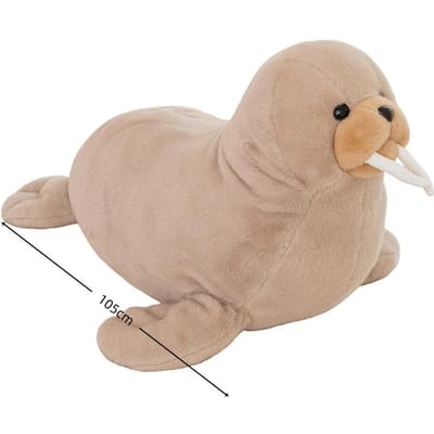 Schattige Realistische Zeehond Pluche Pop Cartoon Opgezette Walrus Zacht Speelgoed Kawaii Zee Dieren Pluche Speelgoed Verjaardag Kerst Cadeau