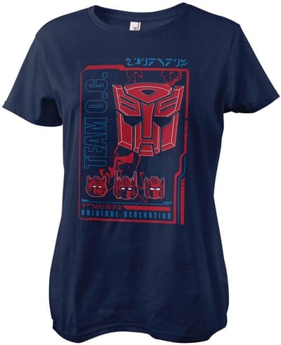 Transformers Autobots Original Generation -T-shirt voor dames, navyblauw