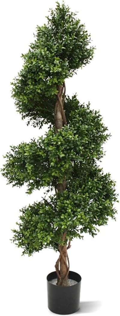 Buxus deluxe spiraal kunstplant 140cm - UV bestendig