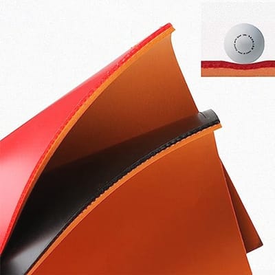 Tafeltennis Rubber Bladeren Set van 4 - Vervangingsrubbers voor Tafeltennisbat