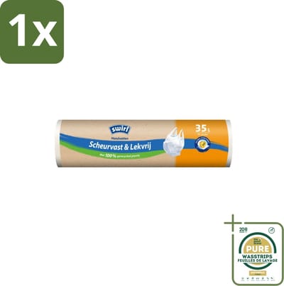 1 x Swirl – Vuilniszakken – 35 L – Handvatten – 15 zakken- Koffie - Koffiezetapparaat - Koffiezetapparaat