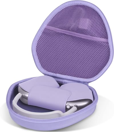 Hard Case voor Apple AirPods Max - Beschermende Hoofdband Case in Paars - Duurzaam en Stijlvol Accessoire