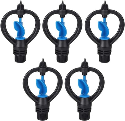 Gazon Sprinkler Nozzles - Water Sproeiers - Gazon Besproeien - Gelijkmatige Waterverspreiding - 5 Stuks - Default
