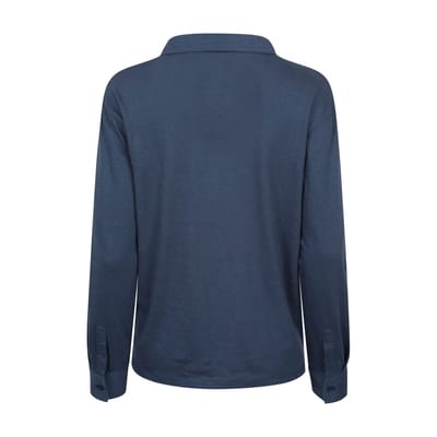 Mountain Warehouse Dames Brae Relaxed Fit Polo Shirt (Navy)