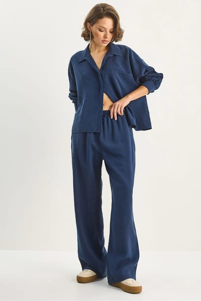 Shirt-Broek Twee-Delige Coördinatie Set