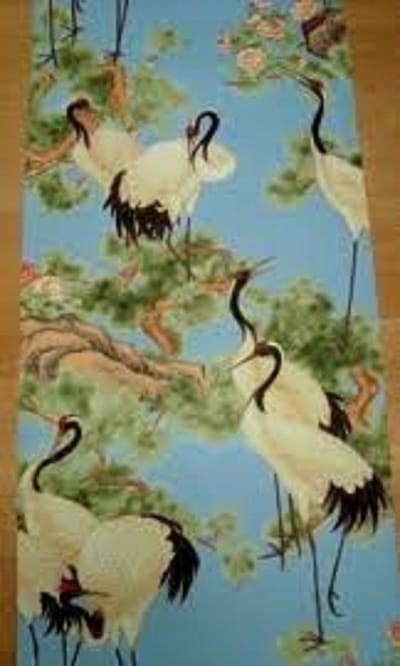 KRAANVOGEL BEHANG BLAUW 7686-29