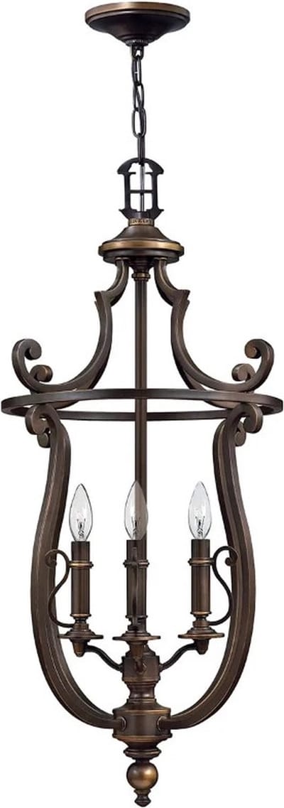 Bohemian Kroonluchter - Steady Lighting - Metaal - Bohemian - E14 - L: 45.1cm - Voor Binnen - Woonkamer - Eetkamer - Brons