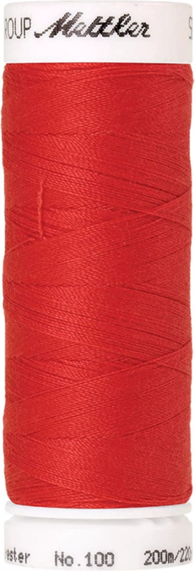 Amann Mettler Seralon Naaigaren – Candy Apple (0104) – 200 m – No. 100 – 100% Polyester – Per Stuk