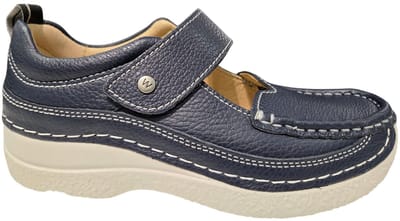 Wolky 0621471 870 Combi Floater Bandschoenen Blauw Leer Dames - Blauw - 41