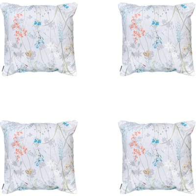 Madison - Sierkussen Donna azure canvas eco+ - Ca. 50x50 cm - Set van 4