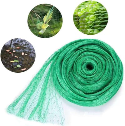 Tuinnet - Multifunctioneel Fijnmazig Tuinnet - Tuinomheiningsnet - Anti-Katten en Anti-Vogel Tuinnet - Groente en Fruit Anti-Vogelnet - Druivenbeschermingsnet - Tuinaccessoires - Geschikt voor Planten, Groenten, Fruit en Vijverbescherming - Groen