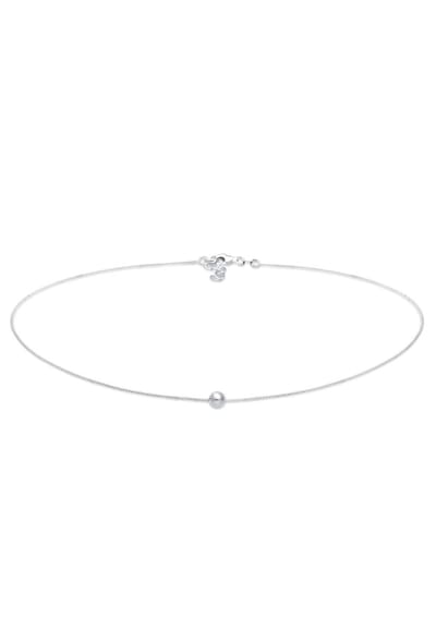 Elli - Halsketting - Dames Choker Prop Bol Geo Look Trend in 925 Sterling Zilver - Dames