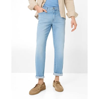 Brax Heren Jeans  Style CADIZ OCEAN BLUE USED, denim blauw regular, maat 30/32