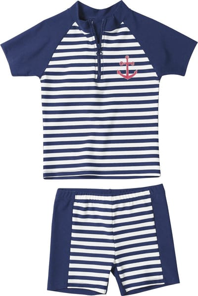 Playshoes UV-zwemsetje Kinderen Maritime - Blauw - maat 74/80