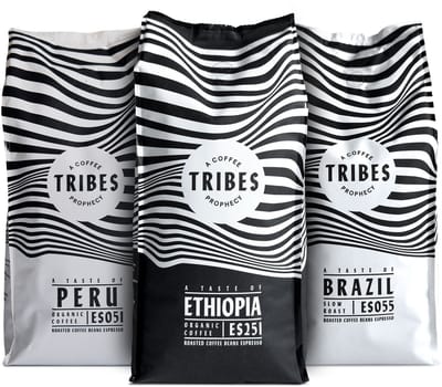 Tribes Coffee - koffiebonen proefpakket - 3kg koffie - Peru & Ethiopia & Brazil