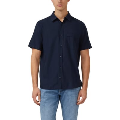 s.Oliver - male - Regular fit: Zacht shirt met korte mouwen en borduursel