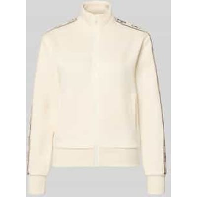 Sweatjack met opstaande kraag en steekzakken Model 'BRITNEY'