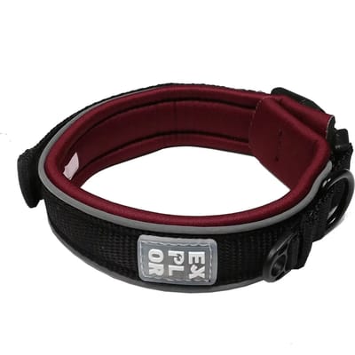 Duvoplus - Halsband Voor Dieren - Hond - Ultimate Fit Comfy Halsband Classic Xl - 52-61cm Petrol Blue - 1st