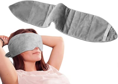 Nachtmasker - Slaapmasker - Ontspanning - Volledige lichtblokkering - 72 x 14 cm - Zwart