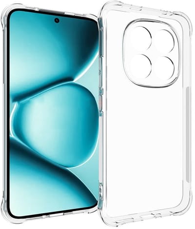 Coverup Hoesje - Geschikt voor Xiaomi Redmi Note 15 Pro Plus 5G / Poco M8 Pro Hoesje - Coverup TPU Back Cover met AirBag Corners - Transparant