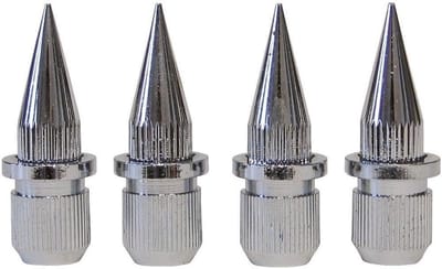 Spikes Set - Ontkoppelvoetjes - Audio Verbeteren - Trillingen Dempen - 4 Stuks - Chroom