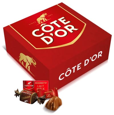 The best of Côte d'Or Collection box - Mini Bouchée, Mignonnette Melk & Chokotoff - chocolade giftbox - chocolademix - Belgische chocolade - 1000g