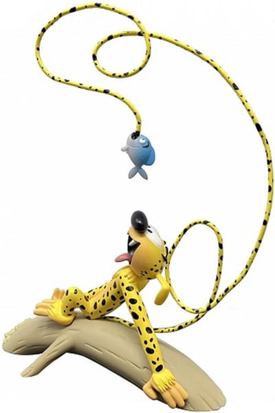 Marsupilami vis - Houba Houba - kunstharsfiguur - Plastoy / Collectoys - 18 cm