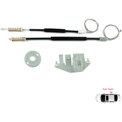 BWR5435 Raammechanisme Reparatiekit Achter Rechts Deur voor Peugeot 406 8B 8E/F 1995-2004 4/5 Deurs 0130821924