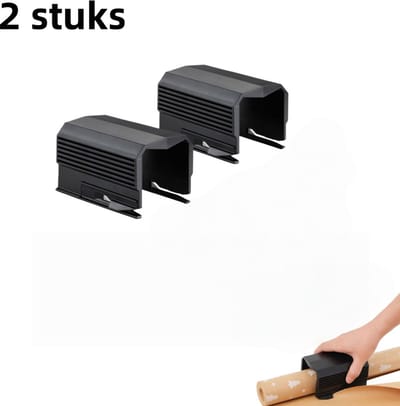 2-pack - Papiersnijder - Kerstpapiersnijder - Snijbenodigdheden voor het snijden van kerstcadeaus - Voor het maken van verjaardagscadeaurollen - Zwart