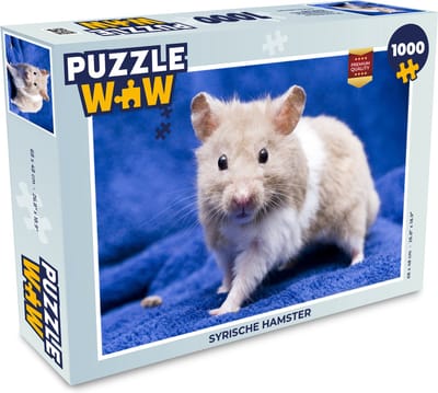 Puzzel Syrische hamster - Legpuzzel - Puzzel 1000 stukjes volwassenen