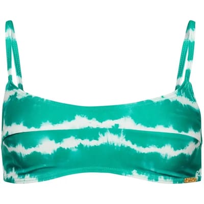 Superdry Code Tie Dye Bikinitop Groen 2XS Vrouw