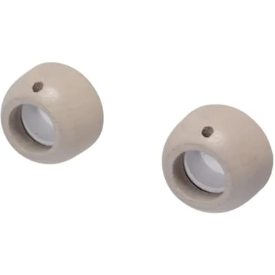 Decomode - Gordijnsteun - Metaal - Taupe - Dia. 28mm - 2 Stuks