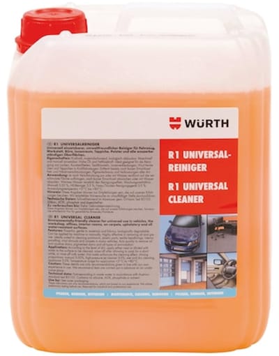 Wurth - R1 universele reiniger - Universele reiniger R1 x 1 st Inhoud 5 l - Waarschuwing H319, H412, H302, H318, H330, H311, H315, H317, H372, H400, H411, H070 P264, P280, P337 + P313