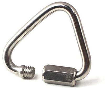 Driehoek Quicklink Chain Connector 304 Roestvrij Staal - Pack van 2