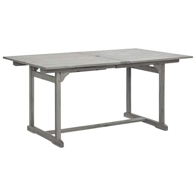 vidaXL - Tuintafel - (160-240)x100x75 - cm - massief - acaciahout