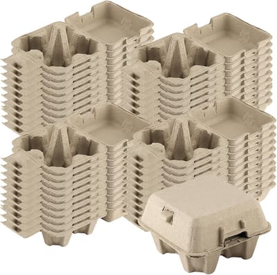 Eierdozen van karton voor 40 eieren, ideaal voor het bewaren van kippen- en paaseieren, perfect voor knutselprojecten en cadeauverpakkingen