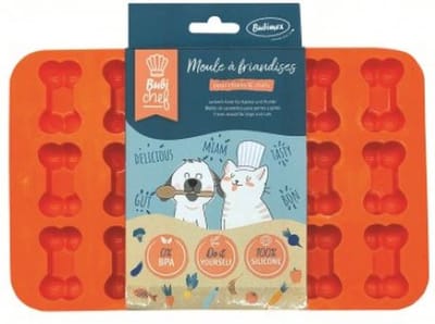 Bubimex - Bubichef vorm voor ijs en koekjes - kleine botten - voor honden en katten