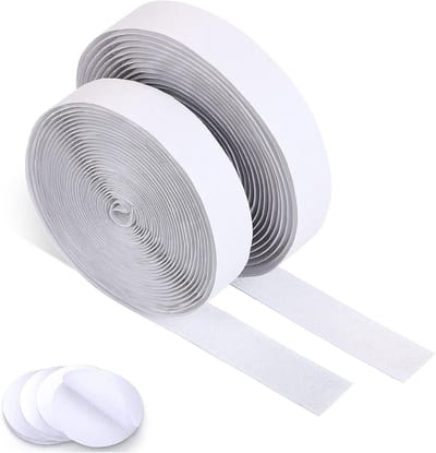 Extra Sterk Dubbelzijdig Zelfklevend Tape - 8M, 20mm Breed, Ideaal voor Bevestigen, Herstellen en Organiseren - Wit