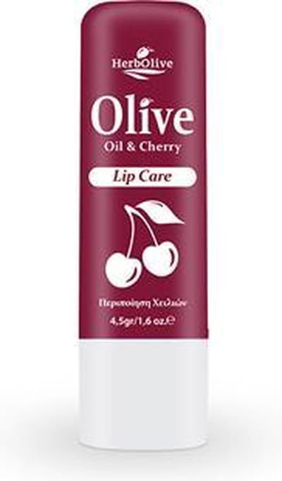HerbOlive Lippenbalsem *Olijfolie & Kers* 4,5g