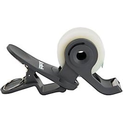 Scotch® tapedispenser Clip'n Twist C19-Clip-CG, voor wieltjes L 33 m x B 19 mm, incl. 1 rol Scotch® Magic™ kleefband, donkergrijs
