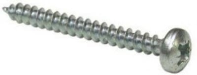Deltafix. PARKERS. Bolkop. Cilinderkop. 4.8x 13 MM. lang. R.V.S-A2. 16 Stuks metaal schroeven.kruiskop.