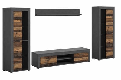 Jam Living Combinatie Oud Hout NB Matera NB - 35x159x310cm