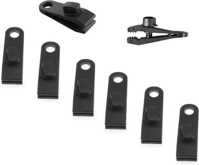 Zeilklemmen - 12x - kunststof - zeilclips voor afdekzeilen
