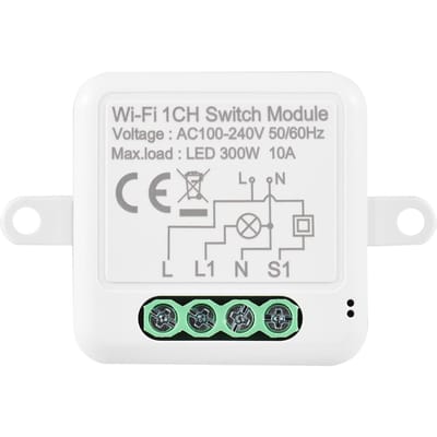 4CH WIFI-schakelmodule Mini Smart Module met spraakbesturing Mobiele telefoon APP-besturing Timingfunctie 1CH WIFI Switch Module