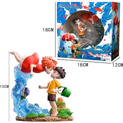 Ponyo op de Klif Figuur Ponyo Sou Sky Seagal Figuur Pvc Standbeeld Anime Actie Figuur Model Pop Verzamelspeelgoed Verjaardagscadeau