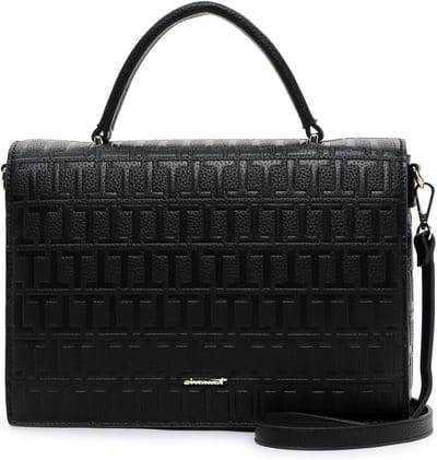 Dames Handtas - Schoudertas Crossover - Dagelijks Gebruik - Verstelbare Schouderband - 30 cm Breed - Zwart