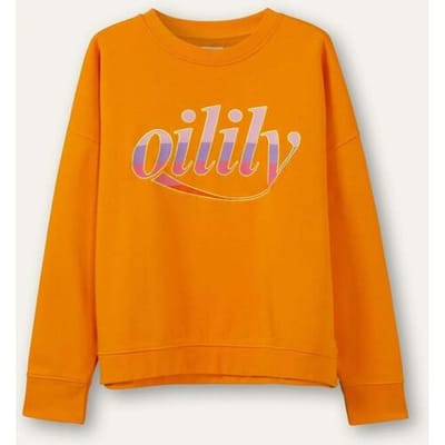 Oilily Hoppin Sweater- maatXS Oranje Crush