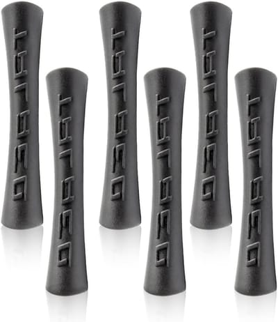 Set van 6 Beschermende Rubber Binnenbanden voor Mountainbike, Fietsframe Bescherming en Accessoires, Zwart