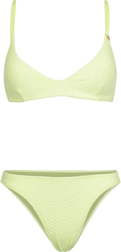 Brunotti - Jezzlee-Chevron - Bikini Set Daiquiri Green - Dames - Bralette Bikini Top - 36